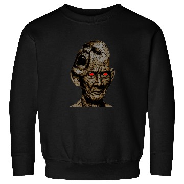 Discover Stoic Old Man With Cracked Leathery Skin Red Eyes Sweatshirts