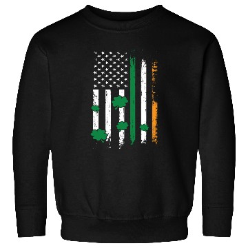 Discover Irish American Flag St. Patrick's Day Gift Sweatshirts