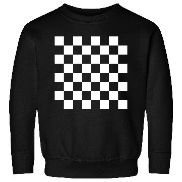 Discover white chess stencil Sweatshirts