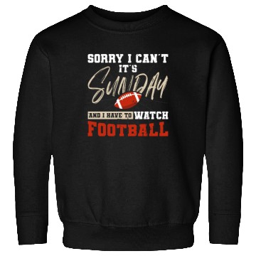 Discover American Football Sunday Football Player Sport Fan Sweatshirts