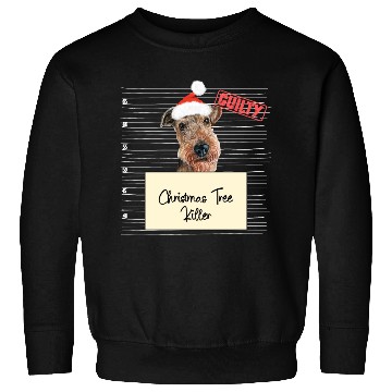 Discover Airedale Terrier christmas funny prison Sweatshirts