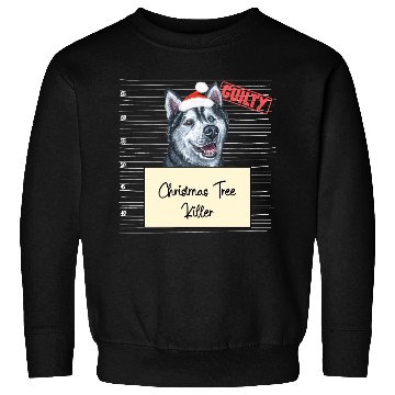 Discover Husky christmas funny prison Sweatshirts