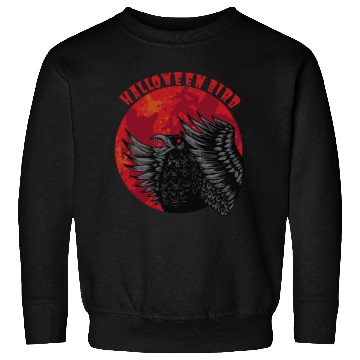 Discover Red Black Illustrated Gothic Halloween Sweatshirts