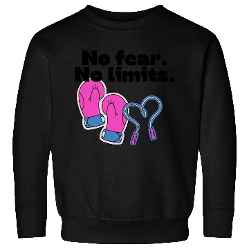 Discover pink boxing gloves - No Fear No limits Sweatshirts
