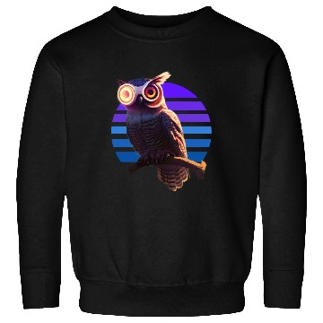 Discover Robot owl hybrid creature Sweatshirts