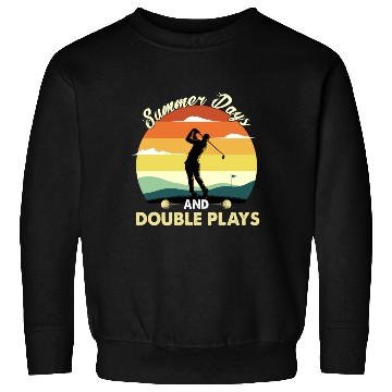 Discover Golf summer days and double plays vintage Sweatshirts