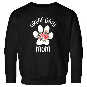 Discover Great Dane Mom Dog Paw For Her Pet Lover Sweatshirts
