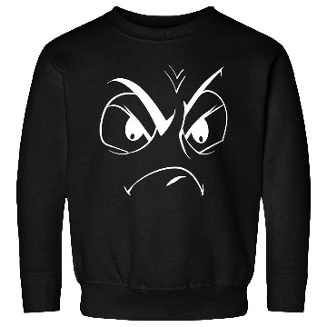 Discover Angry eyes cartoon Funny Sweatshirts design for Gift