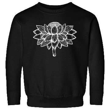 Discover Flower Sunflower Drawing Illustration Sweatshirts Sweatshirts