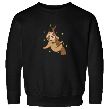 Discover Sloth chilling on Tree Nature lazy Sweatshirts