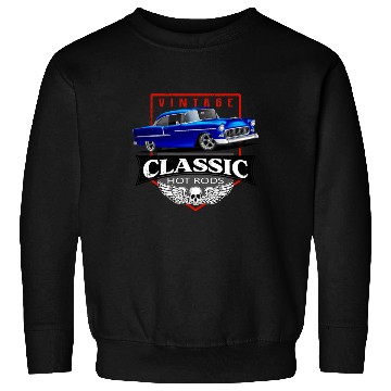 Discover Blue Classic Car Street Rod Sweatshirts