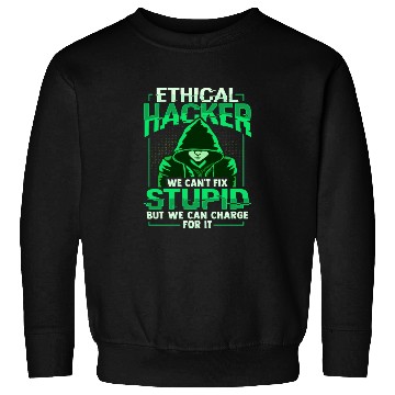 Discover Ethical Hacker White Hat Hacker Cybersecurity Sweatshirts
