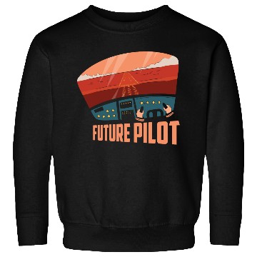 Discover Future Pilot Airline Fly Aviation Sweatshirts