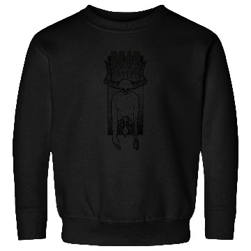 Discover Dead-inside half skeleton Dead-inside half skeleto Sweatshirts