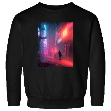 Discover urban ninja stalking the night Sweatshirts