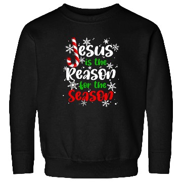 Discover Jesus is The Reason for the Season Candy Christian Sweatshirts