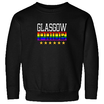 Discover Glasgow Pride Gay Lesbian Queer LGBT Rainbow Flag Sweatshirts