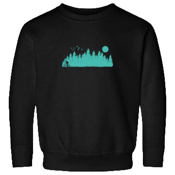 Discover Cycling in Nature Fitness Sweatshirts