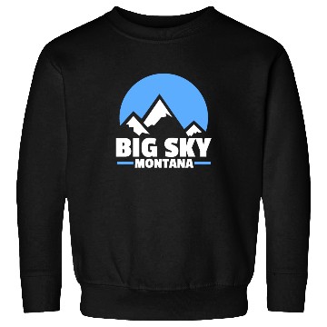 Discover Big Sky Montana Snowboarding Sweatshirts