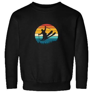 Discover Skiing Retro Vintage Sweatshirts