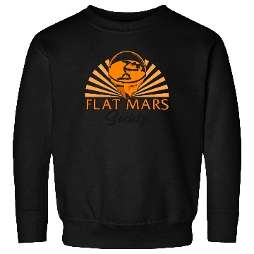 Discover Mars Sweatshirts, Flat Mars Society Mars Sweatshirts, Science