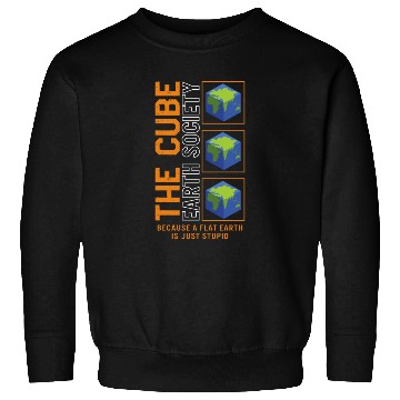 Discover Earth Sweatshirts, The Cube Earth Society Earth Sweatshirts,