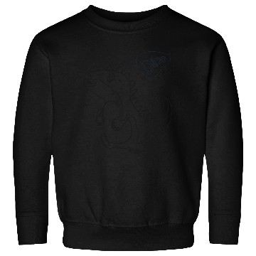 Discover line art illustration of a dinosaur Sweatshirts