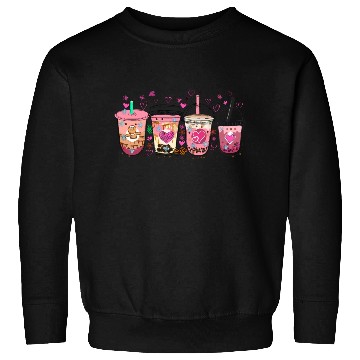 Discover Valentine latte coffee lover, Valentine coffee Sweatshirts