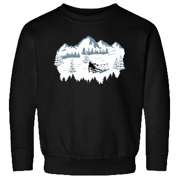 Discover Skiing, Skier, Ski, Winter Snow Mountains Sweatshirts