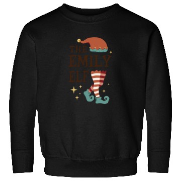 Discover The Emily Elf - Christmas Pajama for Emily Sweatshirts