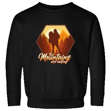 Discover The mountains are calling Sweatshirts