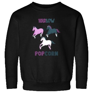 Discover Harlow And Popcorn Merch Popcorn The Pony Sweatshirts