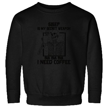 Discover Skeleton Drinking Coffee Medical Student Sweatshirts