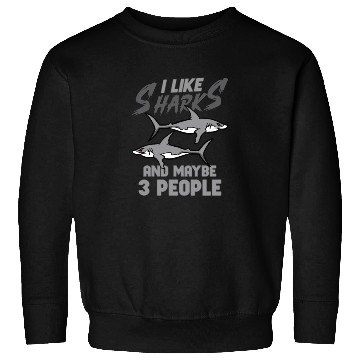 Discover Shark Ocean Predator Sea Creature Sweatshirts