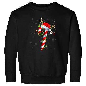 Discover Candy Cane Crew Santa Christmas Lights Xmas Sweatshirts