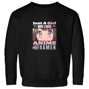 Discover Anime Ramen Girl Embrace Sweatshirts
