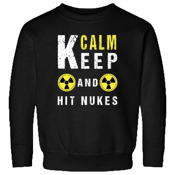 Discover keep calm and hit nukes. Essential Sweatshirts