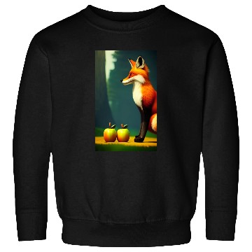 Discover Fox and apples Sweatshirts
