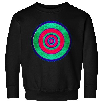 Discover Green-Pink Circle Geometric Pattern Sweatshirts