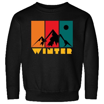 Discover mountain in winter Sweatshirts