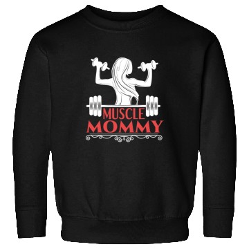 Discover Muscle Mommy fitness saying Sweatshirts