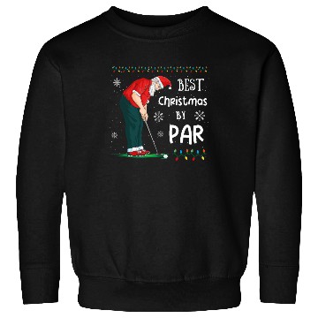 Discover Golf Santa Claus Pun Golfer Gift Golfing Sweatshirts