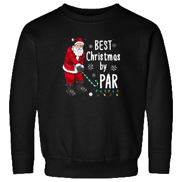 Discover Golf Santa Claus Pun Golfer Gift Golfing Sweatshirts