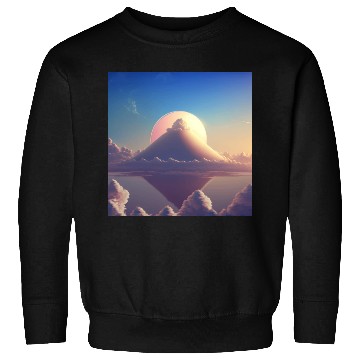 Discover Mashup Cotton Candy Planet & The Lonely Mountain Sweatshirts