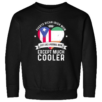 Discover Puerto Rico Flag Ireland Mom Mothers Day Women Sweatshirts