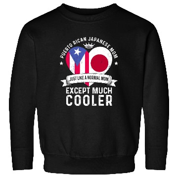 Discover Puerto Rico Flag Japan Mom Mothers Day Women Mama Sweatshirts
