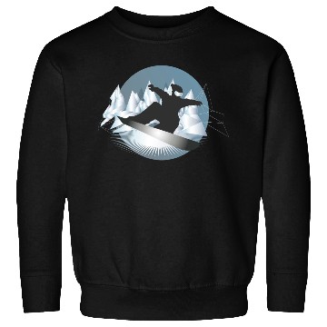 Discover Snowboarding in the mountains for snowboarders Sweatshirts