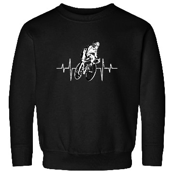 Discover Cycling Heartbeat, Racing lover, Bicycle Line Bike Sweatshirts
