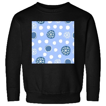 Discover Winter Snowflakes Pattern Sweatshirts
