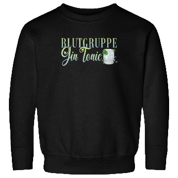 Discover Blutgruppe Gin Tonic Cocktail Bartender Sweatshirts
